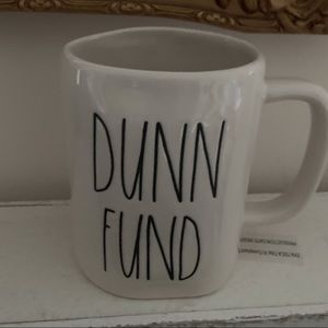 Rae Dunn DUNN FUND coffee mug